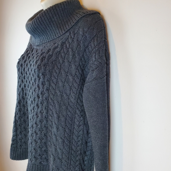 American Eagle Ribbed Knit Cowl Sweater Top Size S Womens - Picture 4 of 8